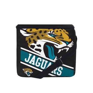 Jacksonville Jaguars NFL Big Logo Stripe 12 Pack Cooler
