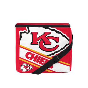 Kansas City Chiefs NFL Big Logo Stripe 12 Pack Cooler