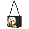 Pittsburgh Steelers NFL Big Logo Stripe 12 Pack Cooler