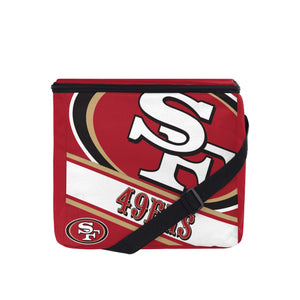 San Francisco 49ers NFL Big Logo Stripe 12 Pack Cooler
