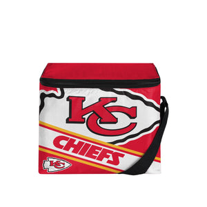 Kansas City Chiefs NFL Big Logo Stripe 6 Pack Cooler