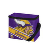 Minnesota Vikings NFL Exclusive Big Logo Stripe 6 Pack Cooler