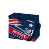 New England Patriots NFL Big Logo Stripe 6 Pack Cooler