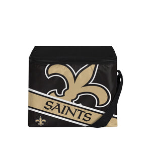 New Orleans Saints NFL Big Logo Stripe 6 Pack Cooler