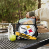 Pittsburgh Steelers NFL Big Logo Stripe 6 Pack Cooler