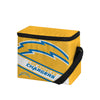 Los Angeles Chargers NFL Big Logo Stripe 6 Pack Cooler