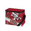 San Francisco 49ers NFL Exclusive Big Logo Stripe 6 Pack Cooler