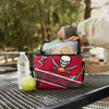 Tampa Bay Buccaneers NFL Big Logo Stripe 6 Pack Cooler