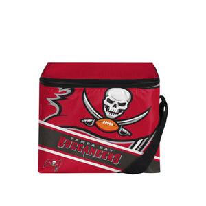 Tampa Bay Buccaneers NFL Big Logo Stripe 6 Pack Cooler