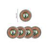 Boston Celtics NBA 5 Pack Barrel Coaster Set