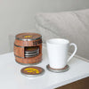 Iowa Hawkeyes NCAA 5 Pack Barrel Coaster Set