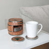 Michigan State Spartans NCAA 5 Pack Barrel Coaster Set