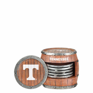 Tennessee Volunteers NCAA 5 Pack Barrel Coaster Set