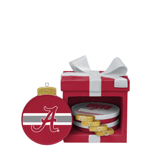 Alabama Crimson Tide NCAA Holiday 5 Pack Coaster Set
