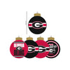 Georgia Bulldogs NCAA Holiday 5 Pack Coaster Set