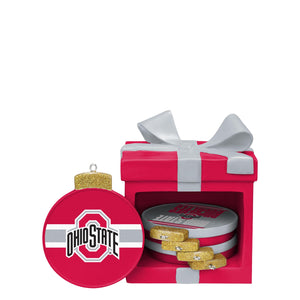 Ohio State Buckeyes NCAA Holiday 5 Pack Coaster Set