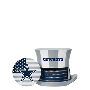Dallas Cowboys NFL Americana Resin Coaster Set