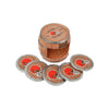 Cleveland Browns NFL 5 Pack Barrel Coaster Set (PREORDER - SHIPS LATE SEPTEMBER)