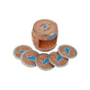 Detroit Lions NFL 5 Pack Barrel Coaster Set