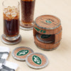 New York Jets NFL 5 Pack Barrel Coaster Set