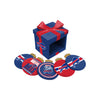 Buffalo Bills NFL Holiday 5 Pack Coaster Set