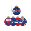 Buffalo Bills NFL Holiday 5 Pack Coaster Set