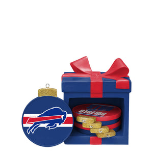 Buffalo Bills NFL Holiday 5 Pack Coaster Set