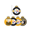 Pittsburgh Steelers NFL Holiday 5 Pack Coaster Set