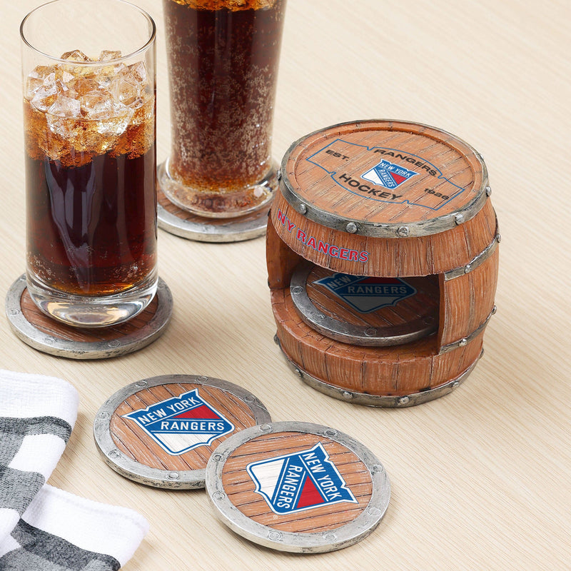 Philadelphia Eagles NFL 5 Pack Barrel Coaster Set