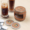 Pittsburgh Penguins NHL 5 Pack Barrel Coaster Set