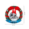 Carolina Panthers NFL 20" Holiday Helmet Door Wreath