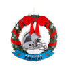 Carolina Panthers NFL 20" Holiday Helmet Door Wreath