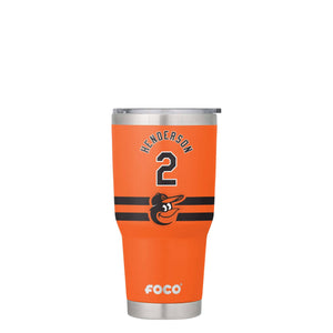 Baltimore Orioles MLB Gunnar Henderson Team Logo 30 oz Player Tumbler