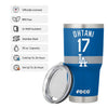 Los Angeles Dodgers MLB Shoehi Ohtani Team Logo 30 oz Player Tumbler (PREORDER - SHIPS LATE DECEMBER)