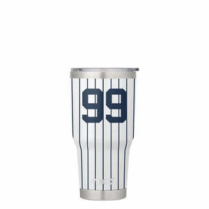 New York Yankees MLB Aaron Judge Team Logo 30 oz Player Tumbler