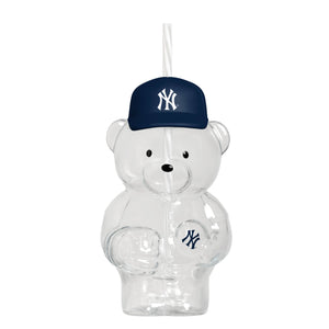 New York Yankees MLB Glass Bear Tumbler (PREORDER - SHIPS LATE SEPTEMBER)