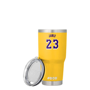 LeBron James Los Angeles Lakers NBA Team Logo 30 oz Player Tumbler