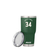 Giannis Antetokounmpo Milwaukee Bucks NBA Team Logo 30 oz Player Tumbler