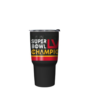 Kansas City Chiefs NFL Super Bowl LVIII Champions Black 27 oz Stainless Steel Tumbler