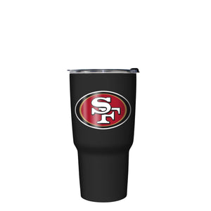 San Francisco 49ers NFL Super Bowl LVIII Black 27 oz Stainless Steel Tumbler