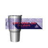 NFL Super Bowl LVIII Silver 27 oz Stainless Steel Tumbler