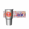 Kansas City Chiefs NFL Super Bowl LVIII Champions Silver Marble 27 oz Stainless Steel Tumbler