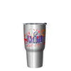 Kansas City Chiefs NFL Super Bowl LVIII Champions Silver Marble 27 oz Stainless Steel Tumbler