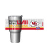 Kansas City Chiefs NFL Super Bowl LVIII Champions Silver 27 oz Stainless Steel Tumbler