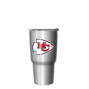 Kansas City Chiefs NFL Super Bowl LVIII Silver 27 oz Stainless Steel Tumbler