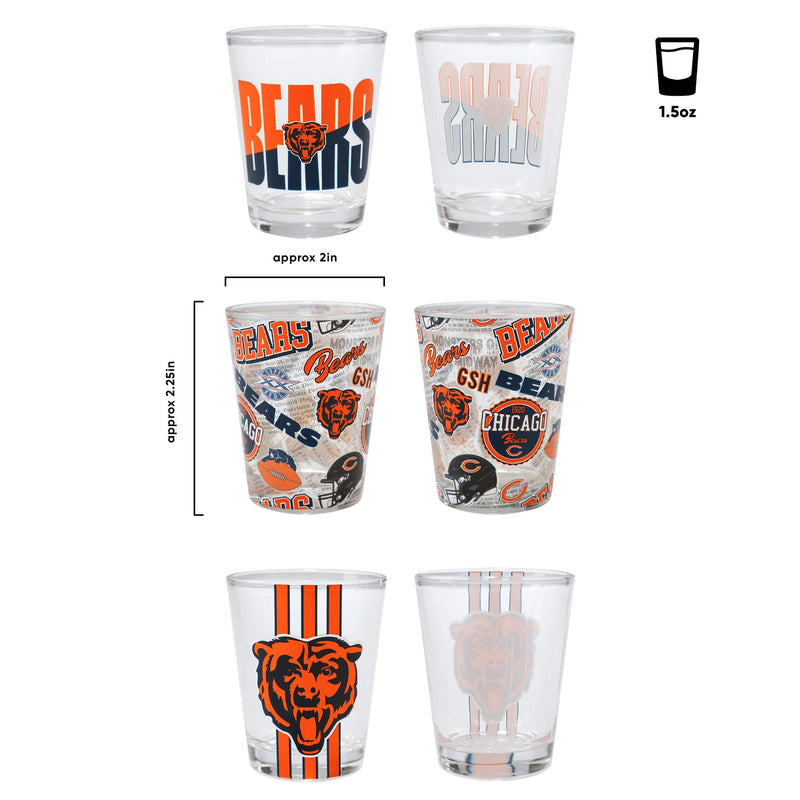 Pittsburgh Steelers 3 Pack Shot Glass FOCO