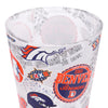 Denver Broncos NFL Historic Print Pint Glass