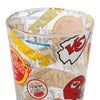 Kansas City Chiefs NFL Historic Print Pint Glass