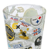 Pittsburgh Steelers NFL Historic Print Pint Glass