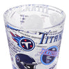 Tennessee Titans NFL Historic Print Pint Glass